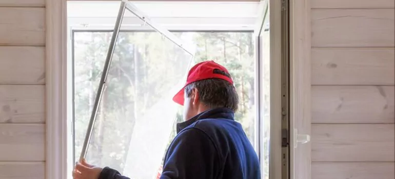 Expandable Window Screen Installation in Titusville, FL